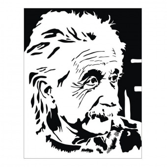 Albert Einstein vector portrait