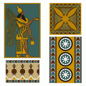 Collection of Assyrian patterns