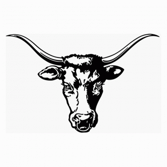 Cow vectorized illustration