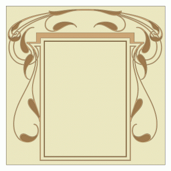 Picture border for book cover