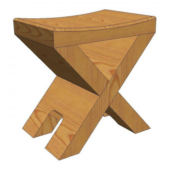 Compact stool plan