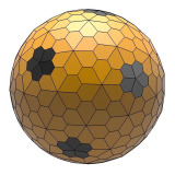 Dual snub hexpropello dodecahedron 3D model
