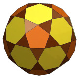 Rectified truncated icosahedron 3D model