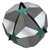 Truncated great dodecahedron 3D model
