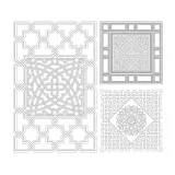 Interlaced Alhambra patterns