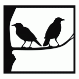 Birds silhouette pattern