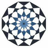 Carving 2D pattern derived from oriental lattice network