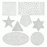 Collection of parametric generated Voronoi diagrams