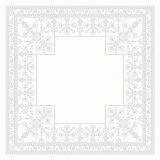 Design for a linen damask napkin