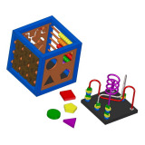 Multifunctional activity cube toy plan