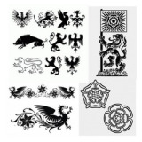 Heraldic vector designs