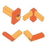 Mortise and tenon joints