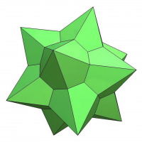 Medial rhombic triacontahedron 3D model