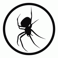 Spider vector silhouette
