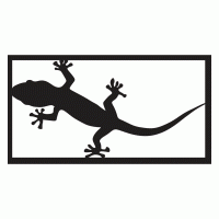 Gecko vector silhouette