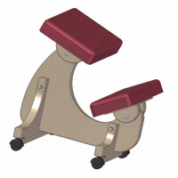 Ergonomic knee chair plan
