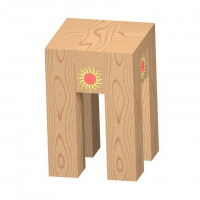 Timber stool plan
