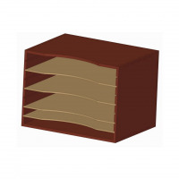 Wooden paper sorter plan