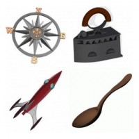 3D models of various objects