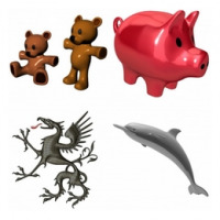 Animal 3D models