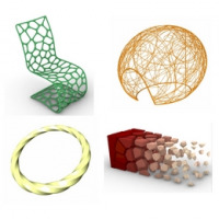 Parametric modeling and generative art 3D models