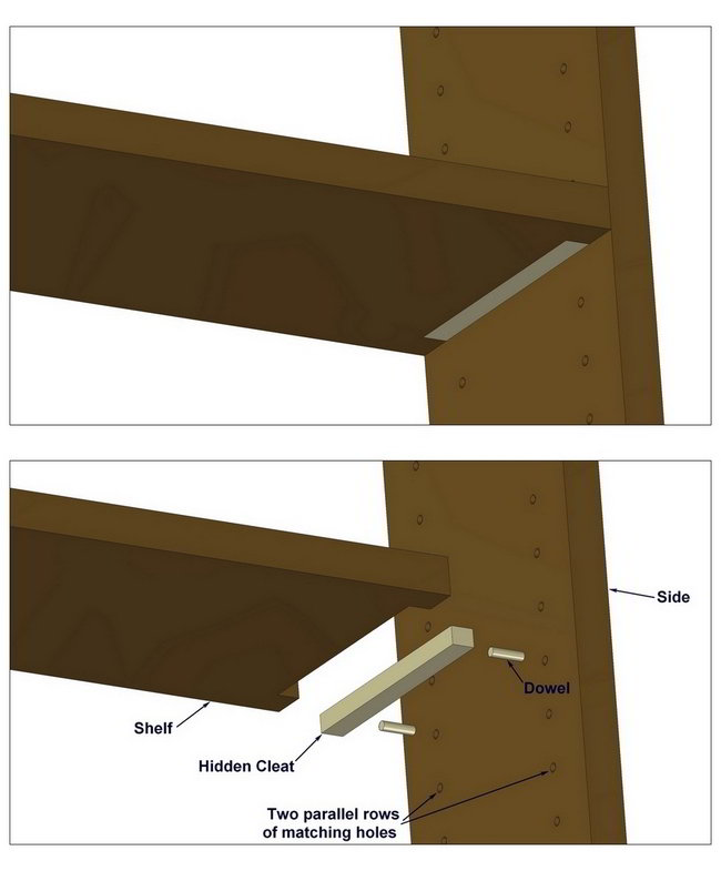 29 Ways To Hang A Shelf Craftsmanspace, How To Hang Shelves Without Drilling Into Wall